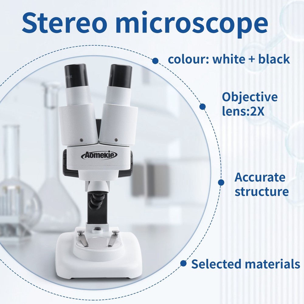 20X Stereo Microscope Binocular with LED for PCB Soldering Tool Mobile4221