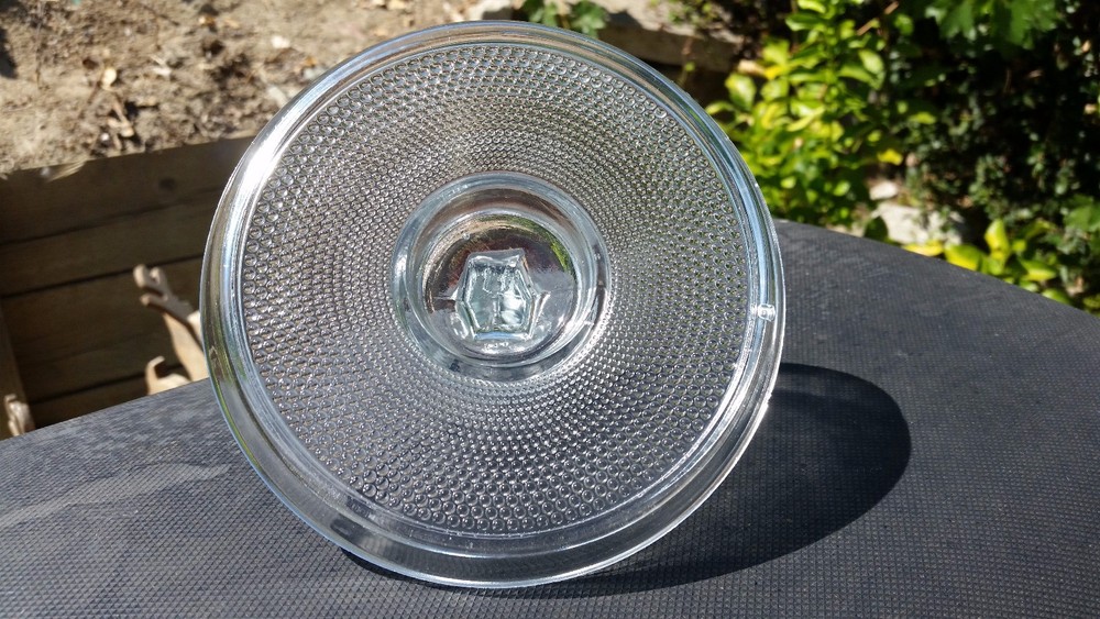 Crystal Tear Drop 6¼" Handle Tidbit Tray