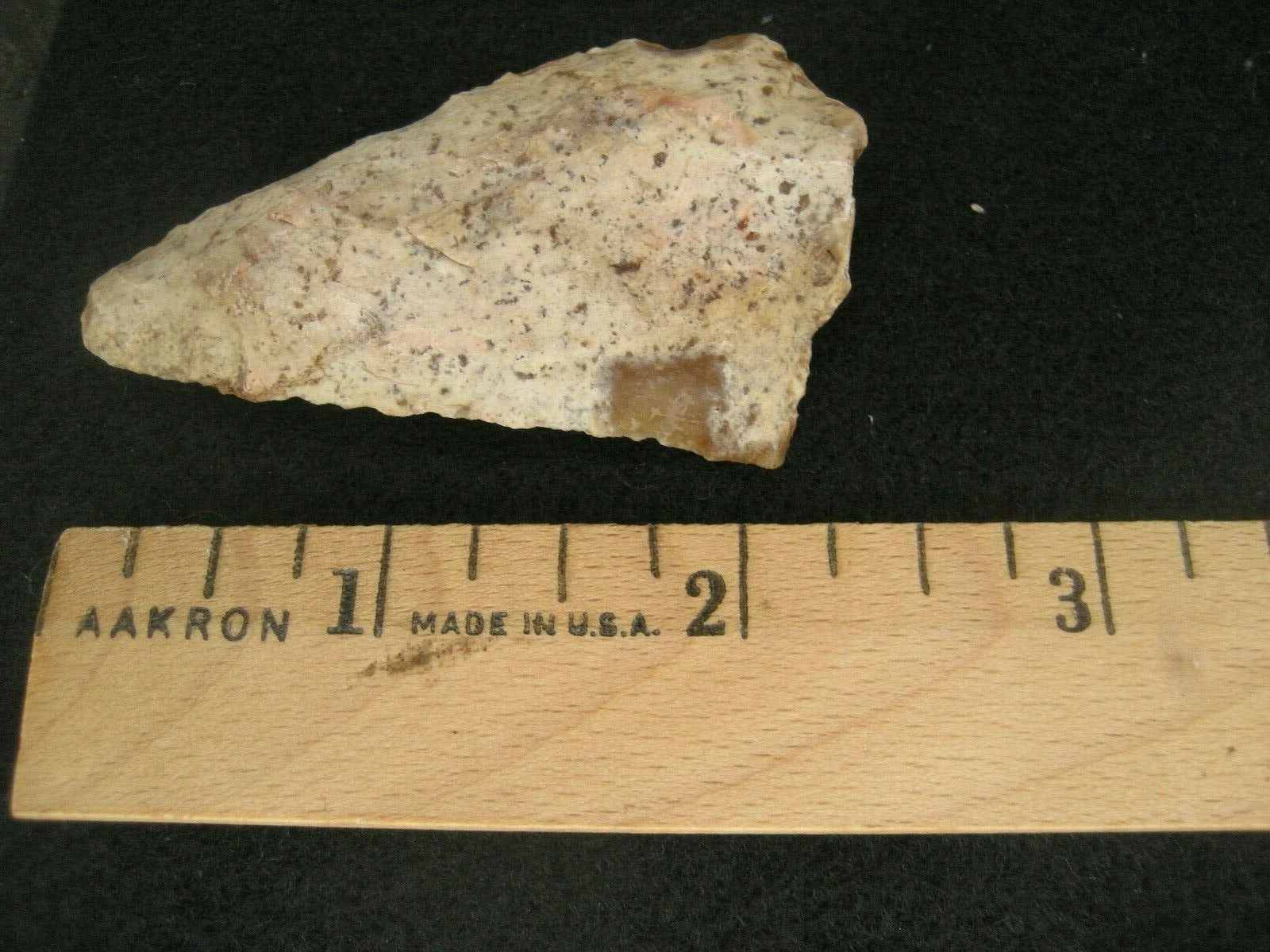 Native American Arrowhead (2 1/2") (Natural Orange Citrine) North Carolina W/COA