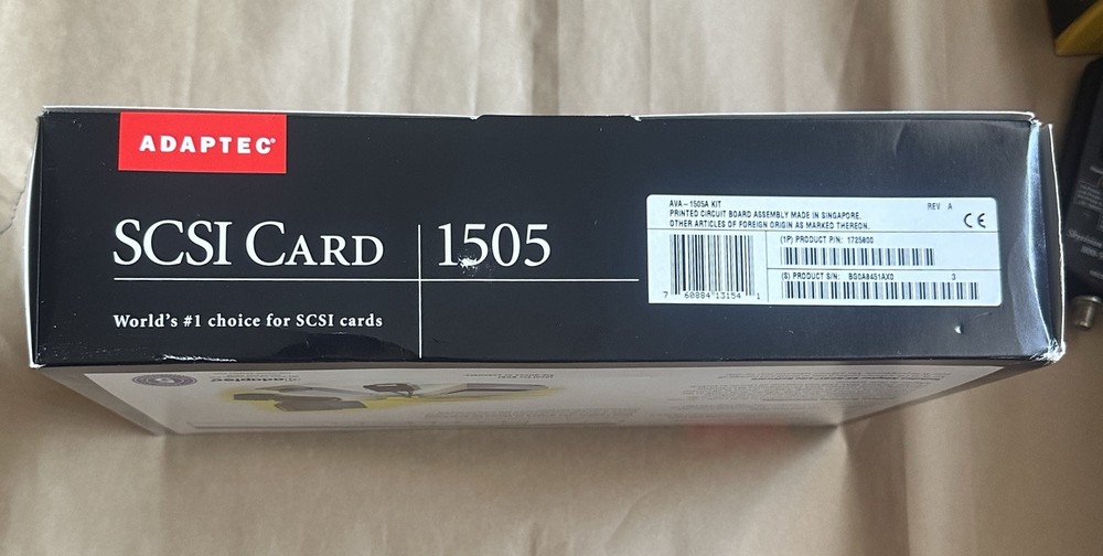Adaptec AVA-2906 2906 32-Bit SCSI PCI Controller Card OPENED BOX