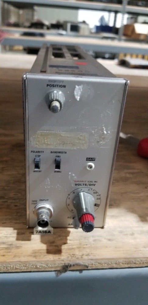 Tektronix 7A16A Amplifier Plug In Unit #2 READ!