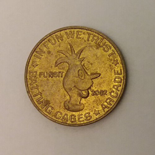 Putt Putt Fun House Arcade Webster, TX Game Token 22mm