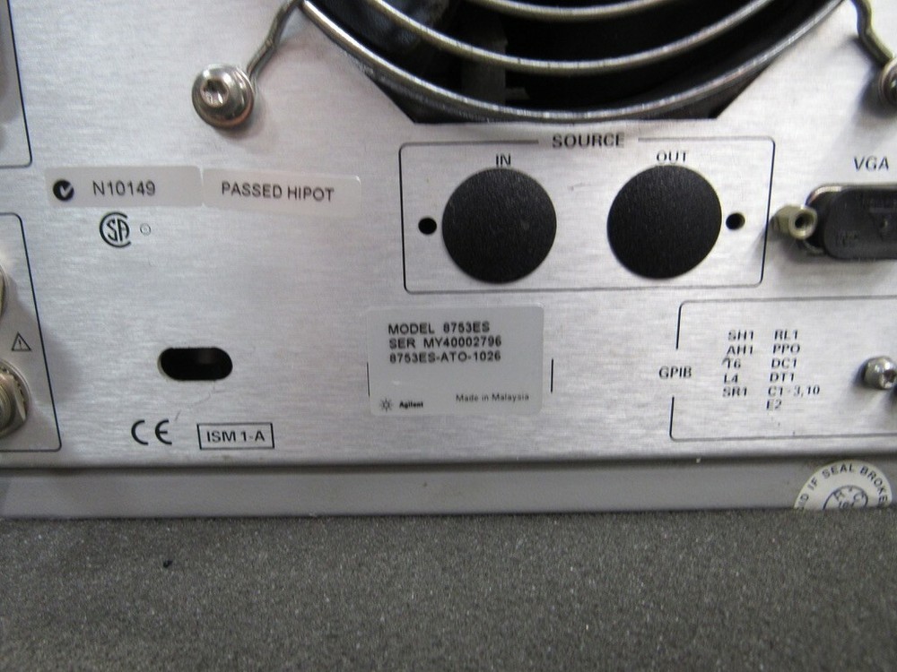 Agilent 8753ES S-Parameter Network Analyzer 30khz-3Ghz
