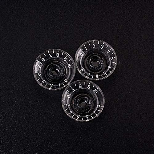 Alnicov 3PCS Guitar Contral Knobs，Electric Guitar Speed Knobs，With Abalone