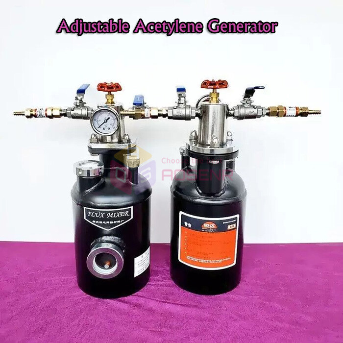 2L Brazing Flux Generator Acetylene Propane Gas Flux Brazing Tank Adjustable