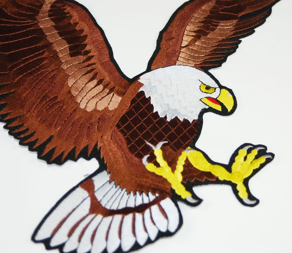 Huge Us Air Force Bald Eagle Jacket Patch Patriotic Embroidered Patch-US149