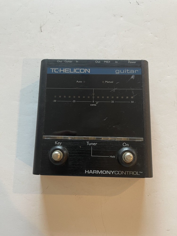 TC Helicon Harmony Control Guitar Controller Vocal Effect Pedal + Power Supply