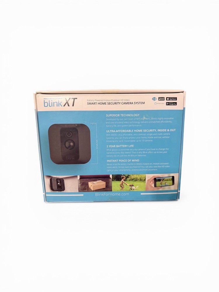 Blink XT Home Security Camera System with Motion Detection, Wall Mount, 2 Camera