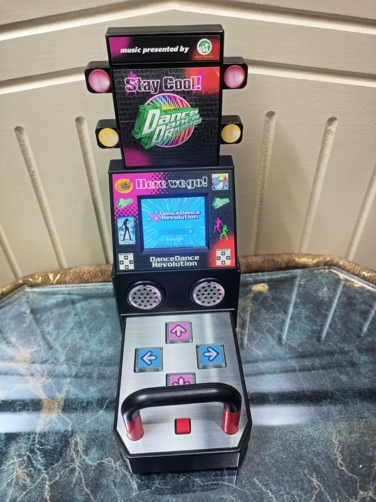 Tiny Arcade Boardwalk Arcade Dance Dance Revolution, Red, Miniature