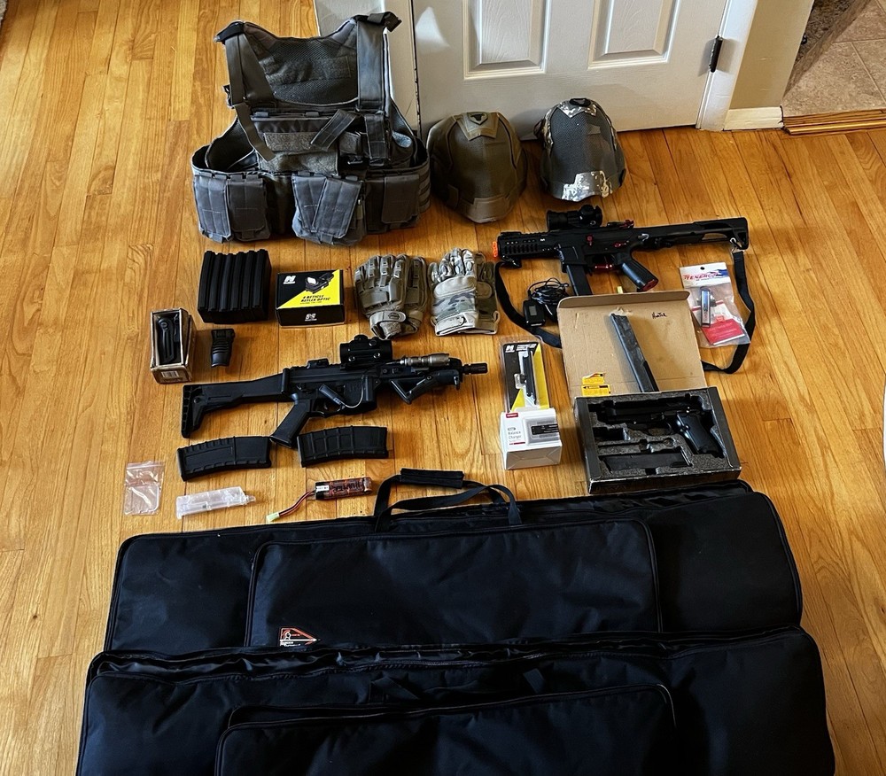 Airsoft guns and Equipment