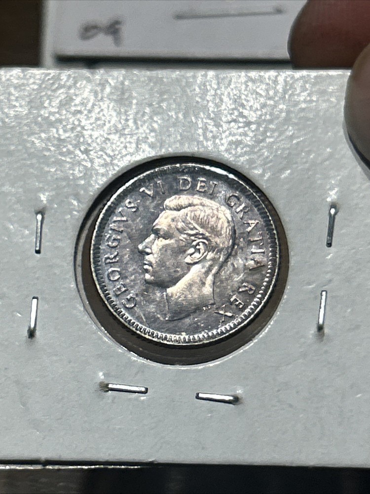 1949 Canada 10 Cent Piece, .800 Silver