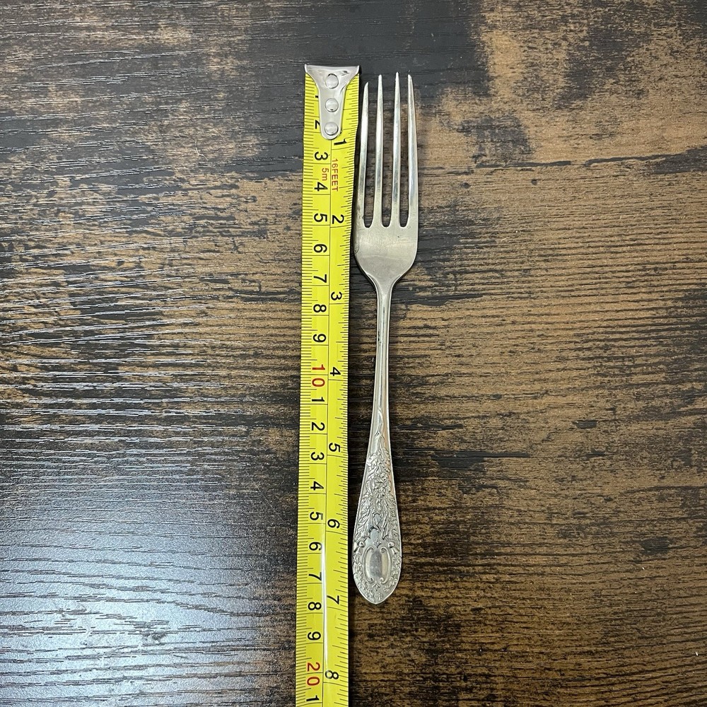 Vintage Potter Silva Sheffield Silver Fork 7” Long