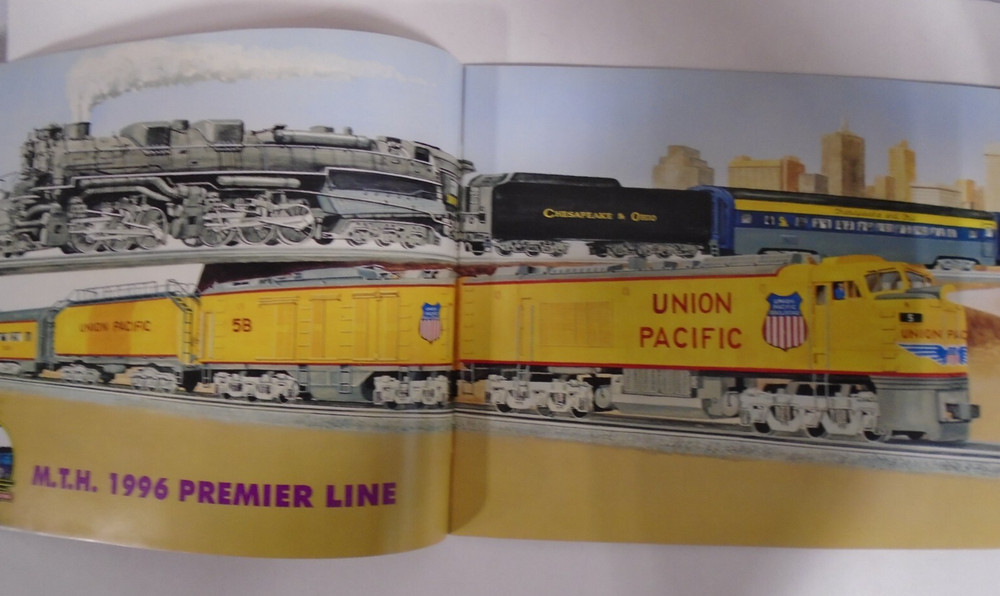 MTH ELETRIC TRAINS SPRING 1996 CATALOG & PRICE GUIDE