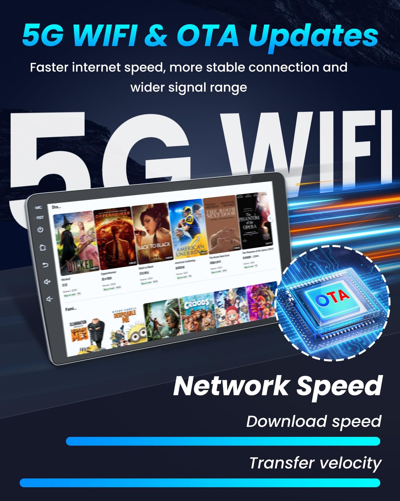 4+64G Car Stereo Radio For Dodge Journey 2011-2019 GPS Camera Carplay Android 13