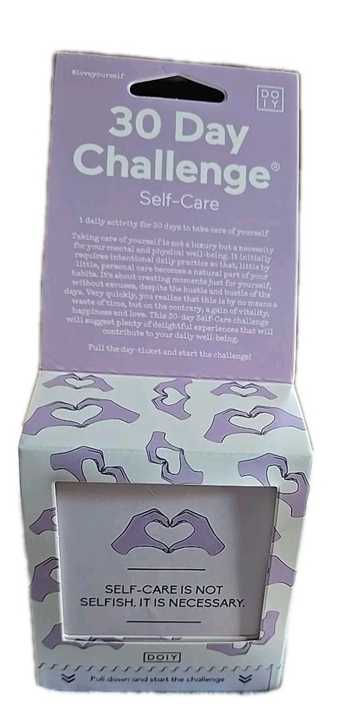 30 Day Challenge Self-Care Activity Cards