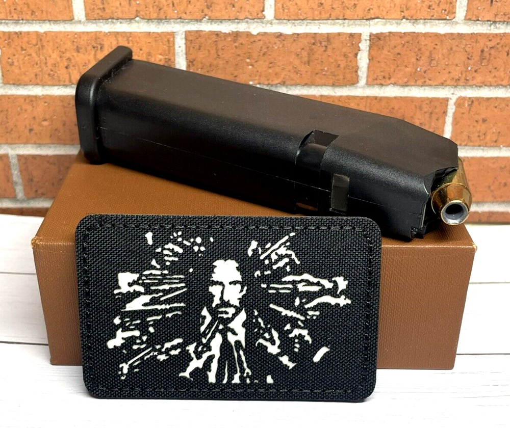 Tactical Patch - John Wick Patch - Glow in Dark Morale Wick Patch - Hook & Loop