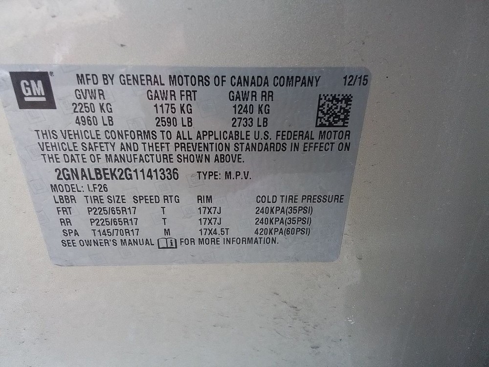 2010-2017 GMC Terrain Dash Mounted Lower 7" Display Screen