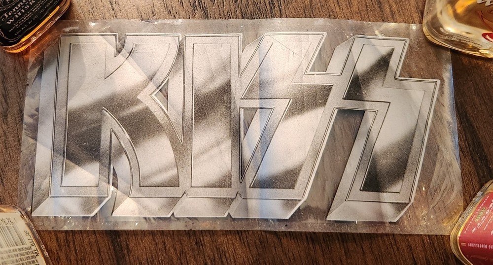 Kiss 1974 Promo Sticker.Mega Rare