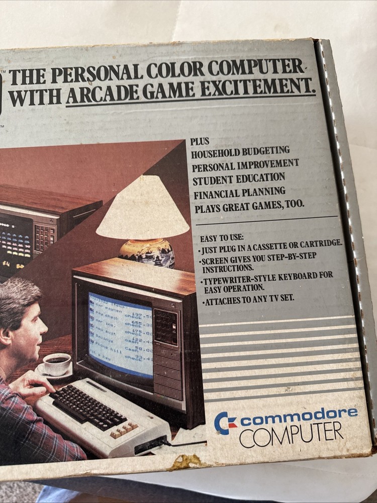 Commodore VIC 20 In Box Powers On. Untested. No Cords.