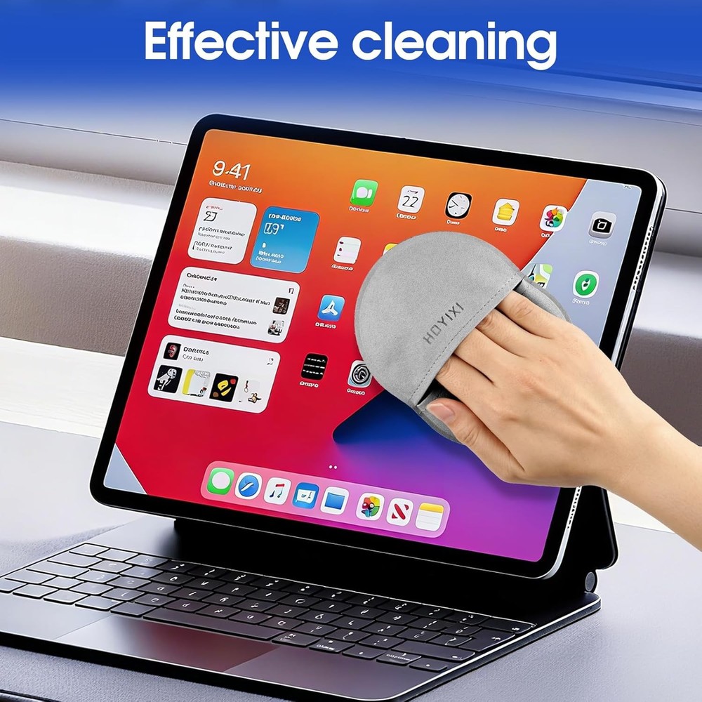 Microfiber Screen Cleaning Cloth for Laptops, Computer, Tablets, TV, Cellphone,