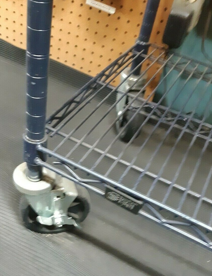 Set of 4 Metro Rack 5" Casters Without Brakes NSF