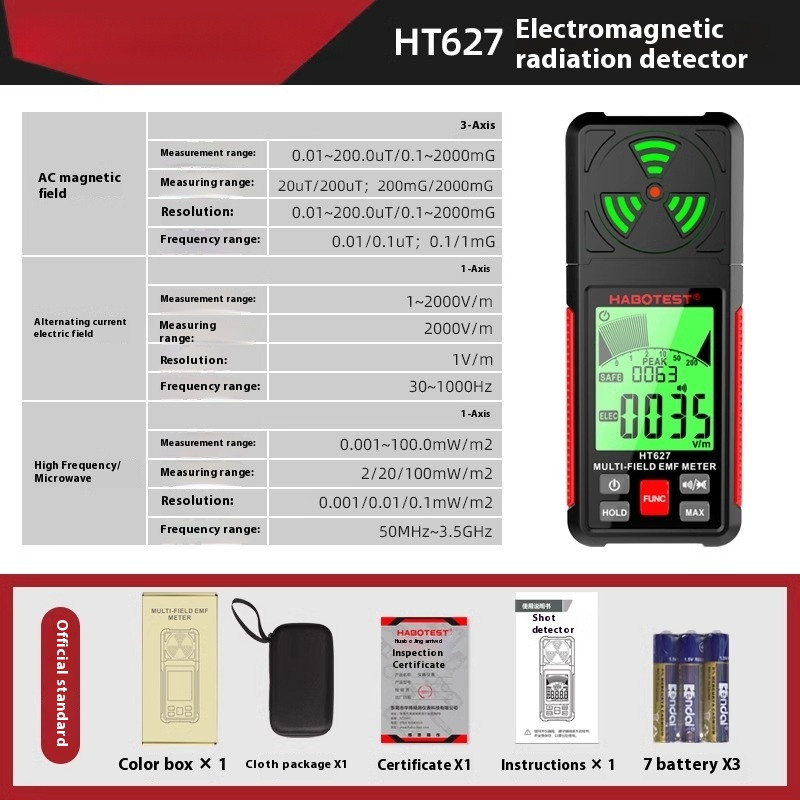 Electromagnetic Radiation Detector Meter Radio Frequency Detector