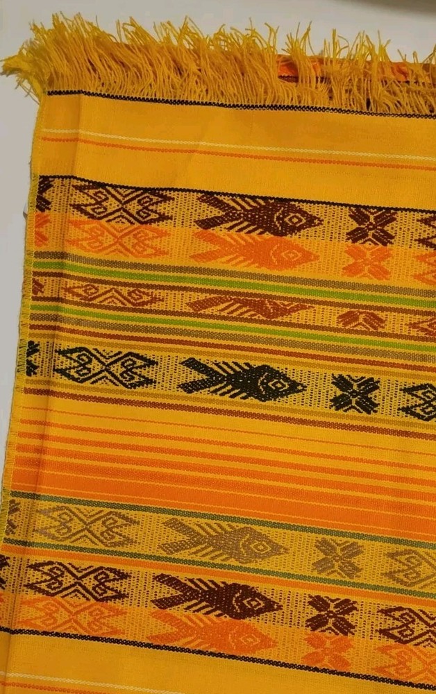 ALPACA Table Runner OR Shawl From PERU 20X66in