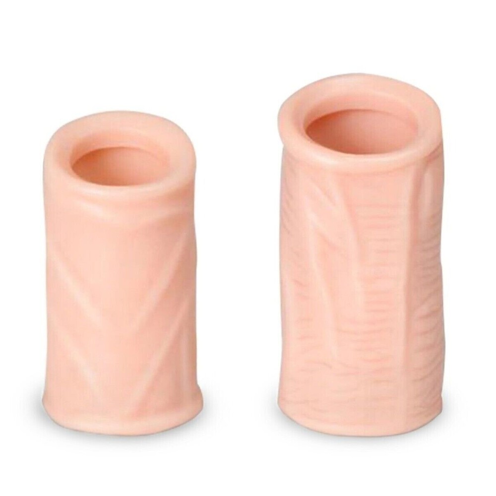S+L Reusable Delayed Ejaculation Bigger Glans Penis Enlarger Sleeve Extender