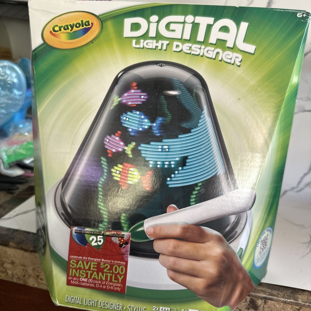Crayola Digital Light Designer with Stylus Draw Animate Play
