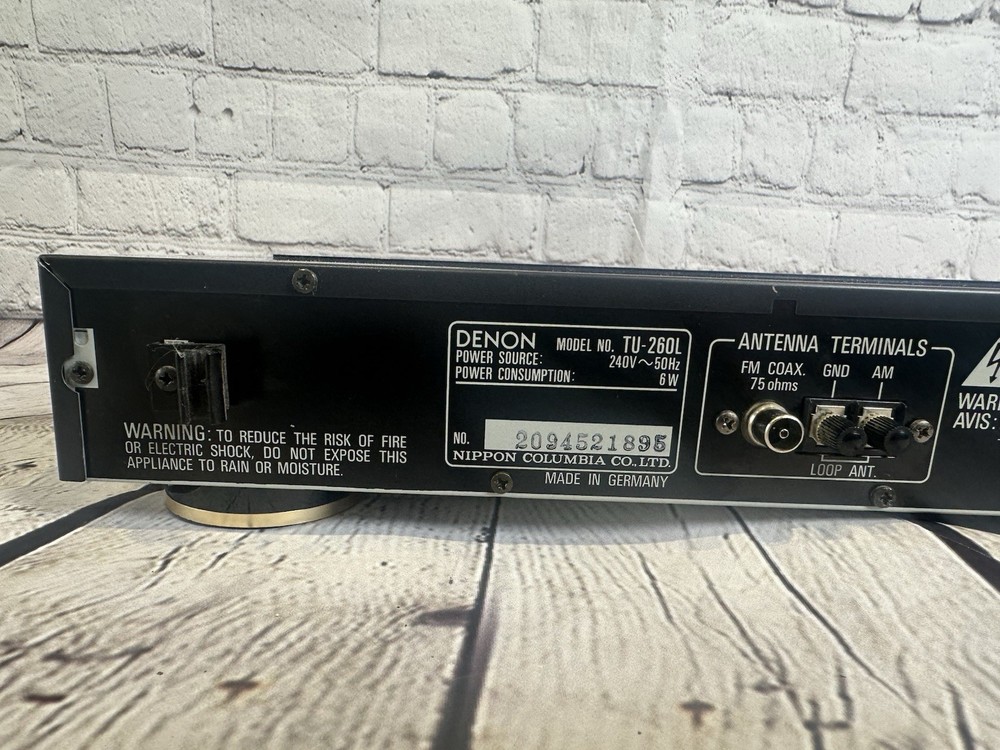 Denon TU-260L II Tuner - Black