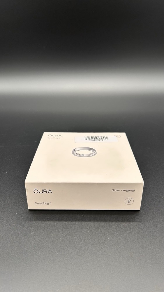 Oura Ring 4 - Silver - Size 7 - Smart Ring-Brand New/Open Box (Read Description)