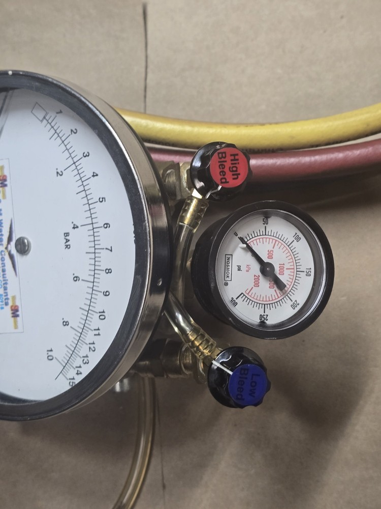 Backflow Test Kit | Comparable to Watts TK-99E Test Gauge Kit w/adapters set