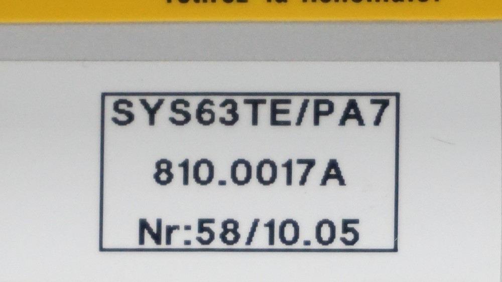 ZEISS (PALM) SYS63TE/PA7 CONTROLLER || MICROBEAM LASER-CAPTURE MICRODISSECTION