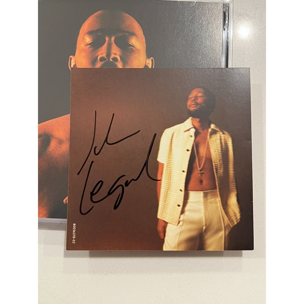 John Legend signed autograph “Legend” Art card & CD