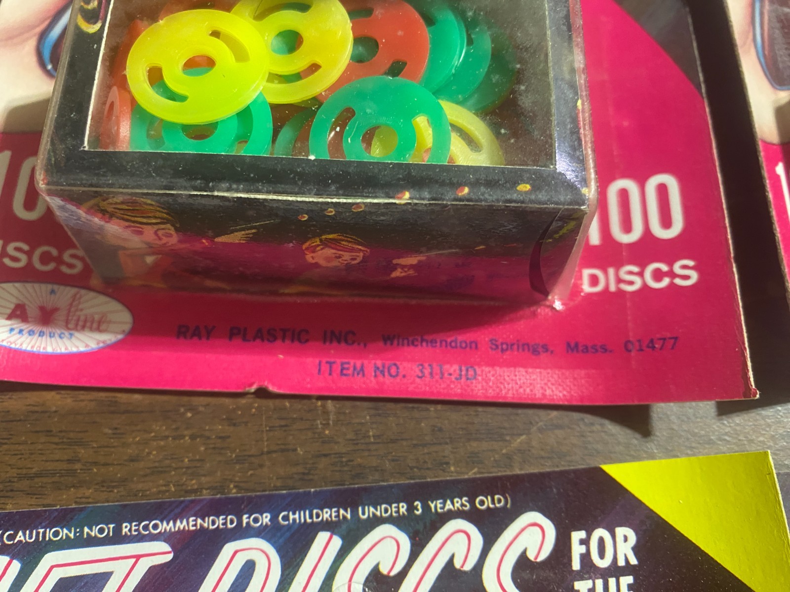 Vintage Star Trek 100 Jet Disc Tracer Gun Space Toy Ammo Ray Line NIP