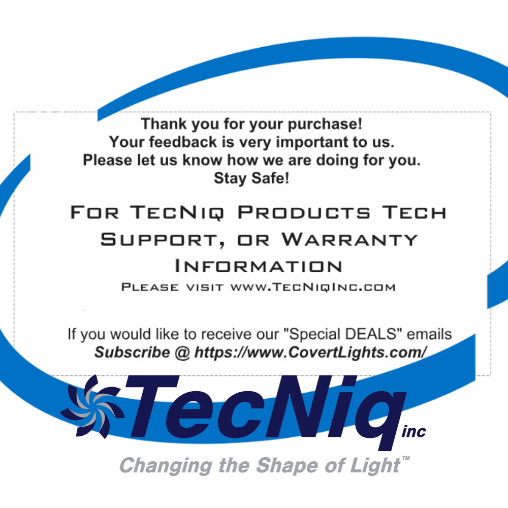 1 PAIR Marine Boat Docking LED Lights TecNiq E61 USA Lifetime Warranty