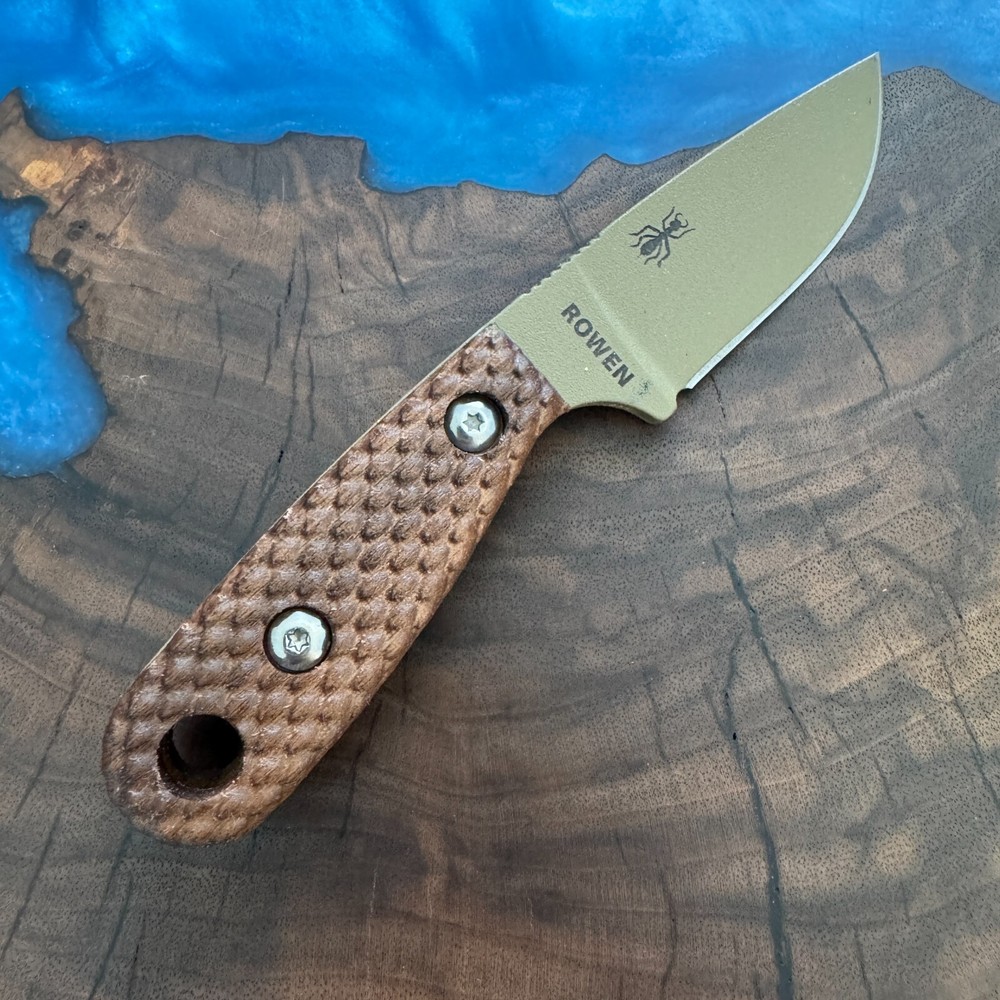 Dragonscale scales for ESEE Izula extended walnut (w/Hardware)