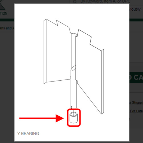 Y BEARING #1011447-18
