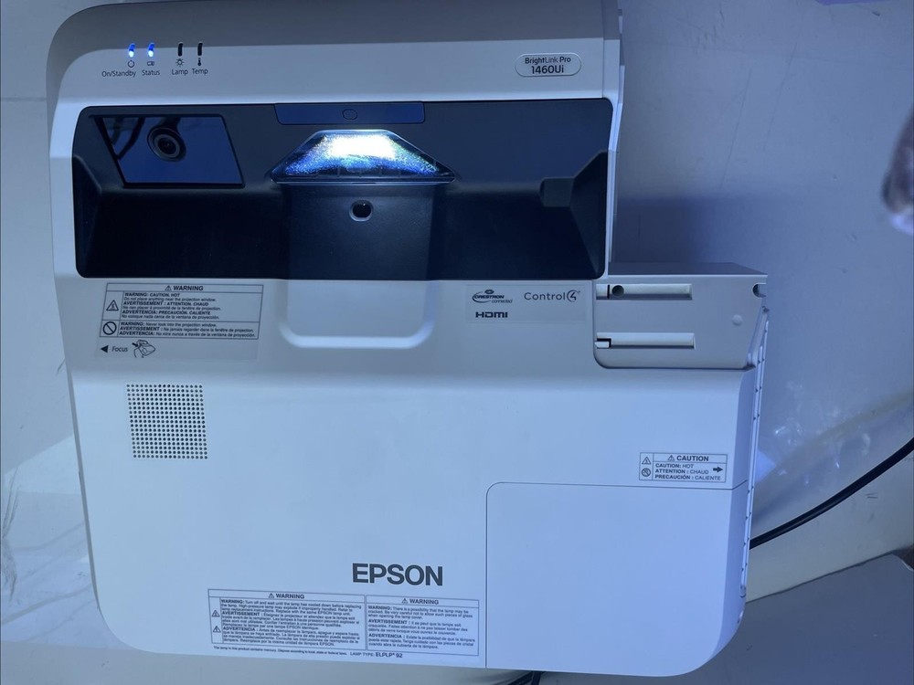 Epson BrightLink Pro 1460ui with remote touch unit tch cable &  pen