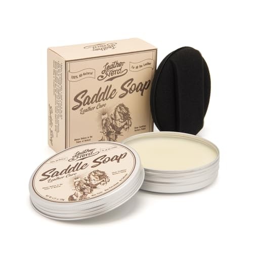 Saddle Soap for Leather, Leather Nerd Leather Cleaner Conditioner for Boots,