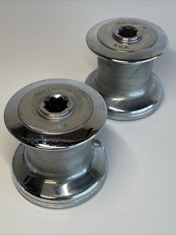 Barient 10 Chrome Single Speed Winch, TWO AVAILABLE