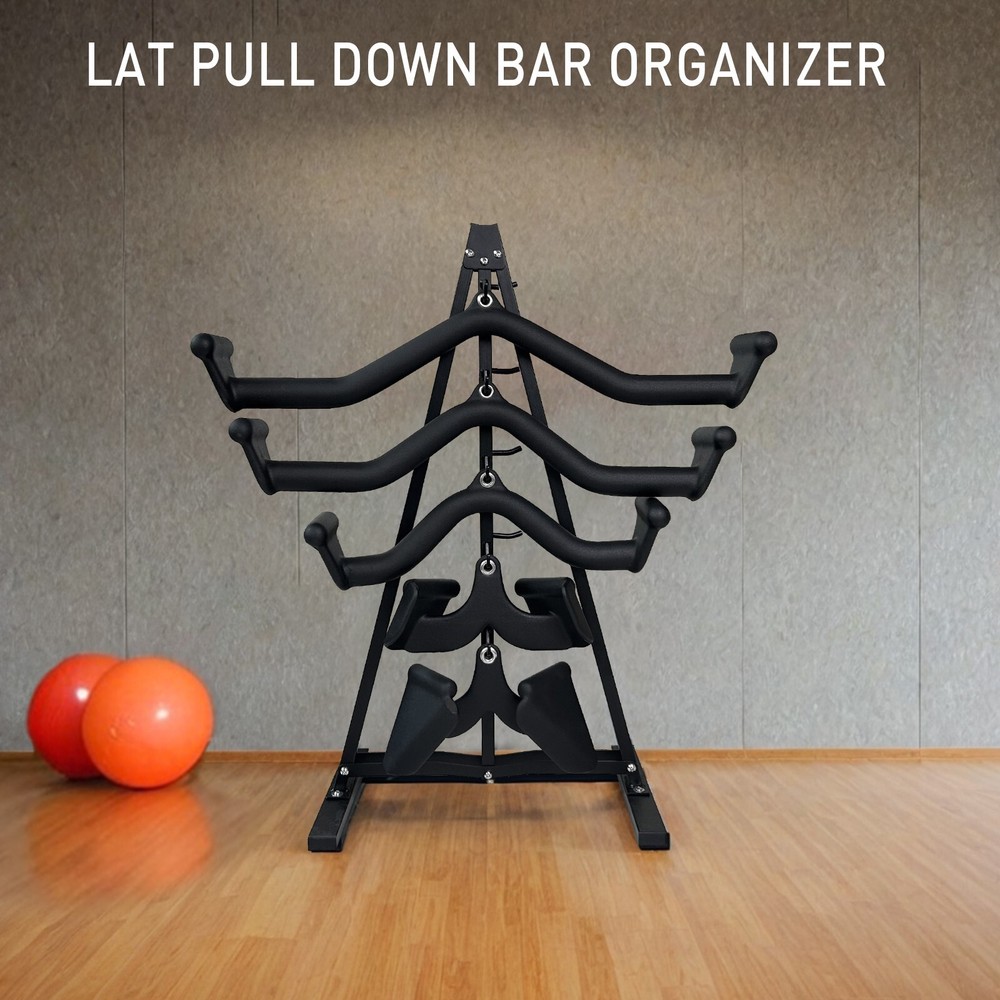 Storage Rack Lat Pulldown Attachments Stand Cable Rack for Home Gym Accessories