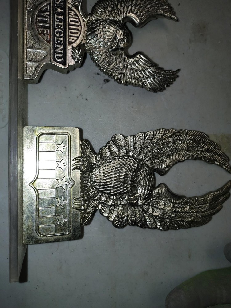 Harley sissy bar emblems/eagle 99.98 Each.