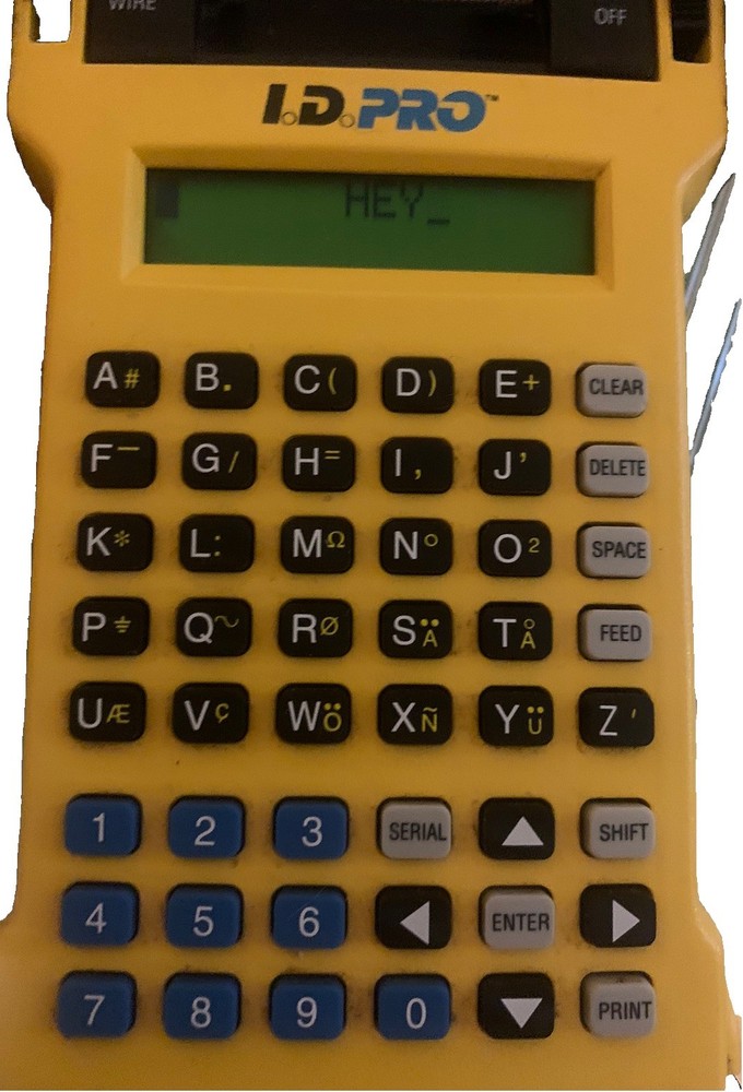 BRADY  ID PRO LABEL MAKER