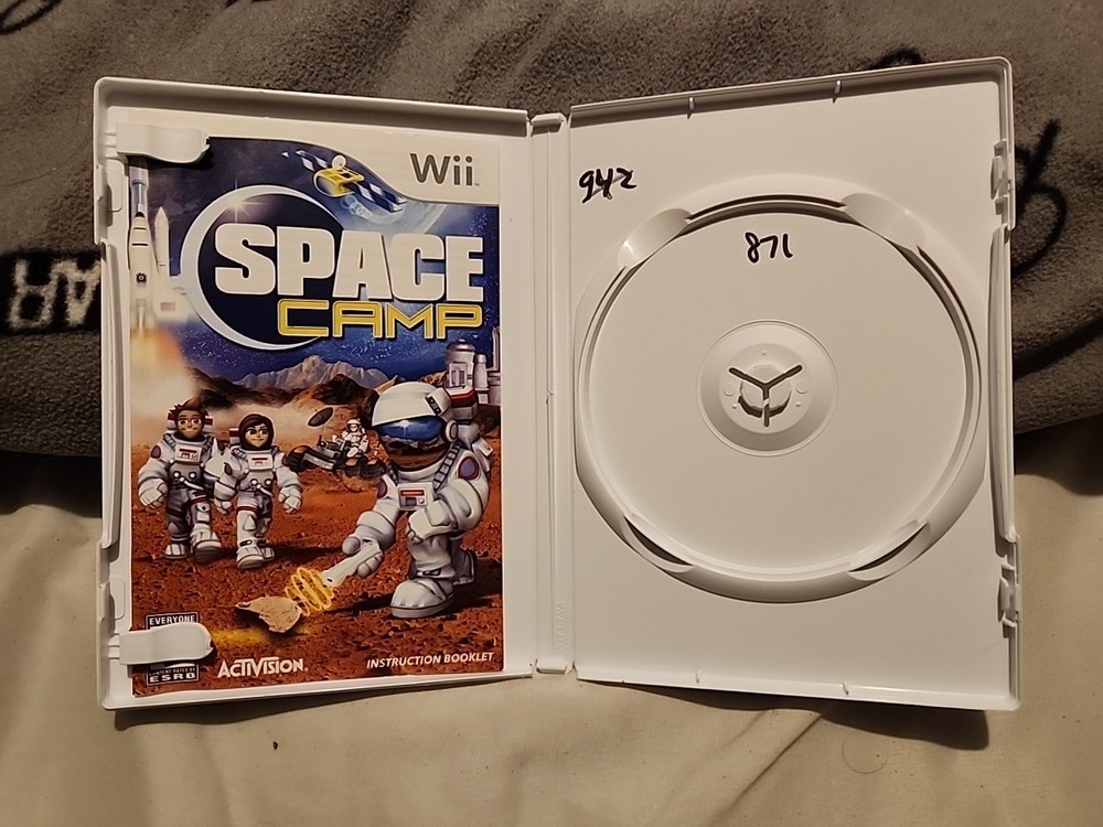Space Camp (Nintendo Wii, 2009) Case And Manual Only
