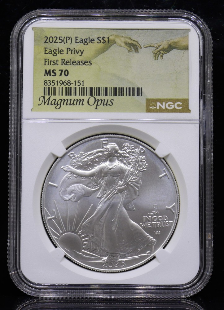 2025(P) American Eagle Eagle Privy NGC MS70