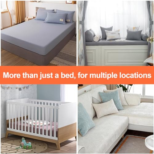 8 Pcs Sheet Straps with Metal Clips, Triangle Bed Sheet Straps Adjustable,