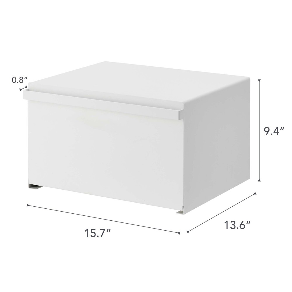 Yamazaki Home TOWER Bread Box -Countertop Bread Storage Container