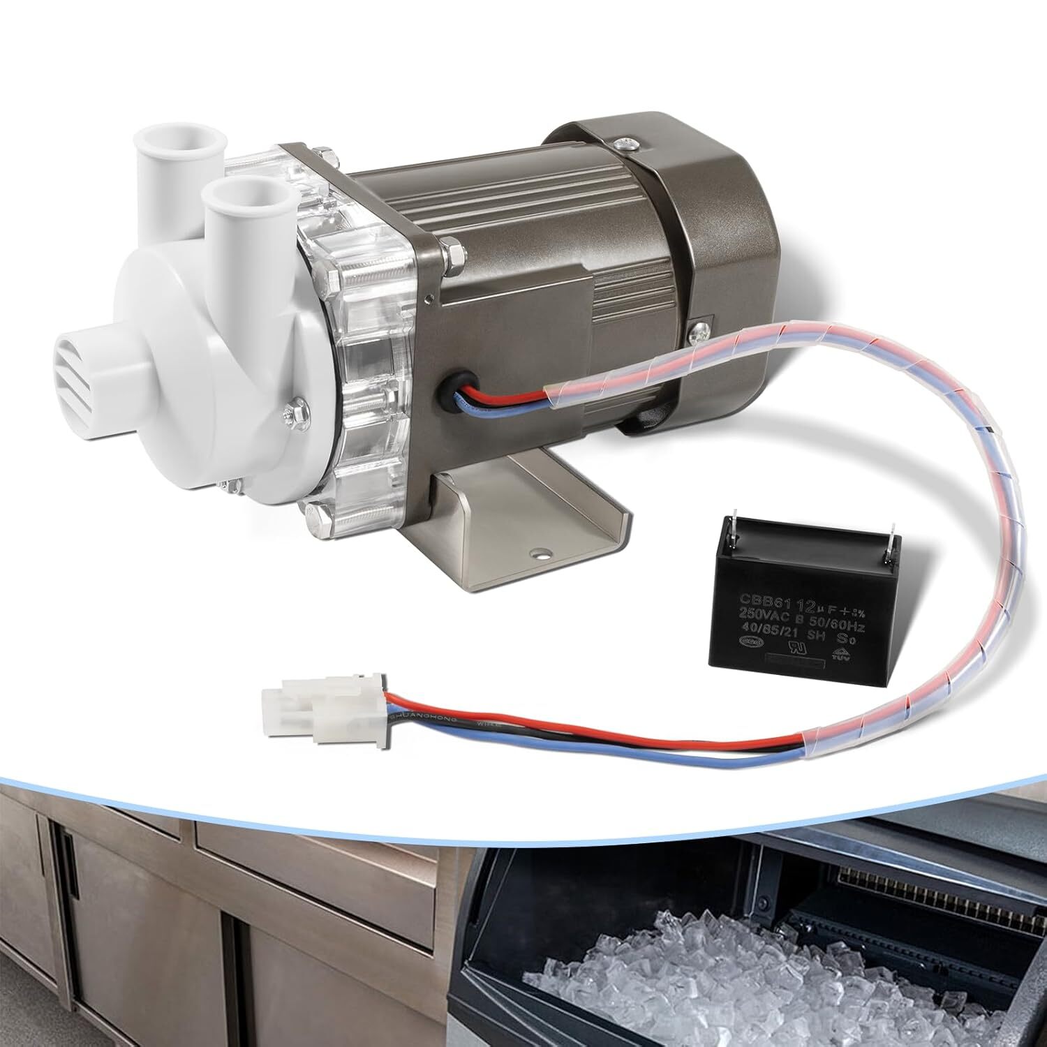 S-0731 Ice Machine Motor Fits for Hoshizaki 900-SD,KM-1300M,KM-1600M 120V 60W