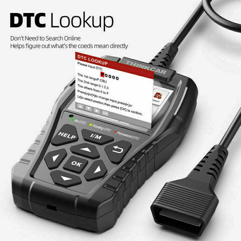Automotive OBD2 Scanner OBD Code Reader Check Engine Faul Car Diagnostic Tool US